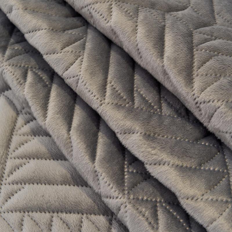 Striped Velvet Sofa Mat Towel L Shape Pets Kids Sofa Pad Pets Kids Solid Color Non-Slip Couch Slipcover Home Funda Sofa