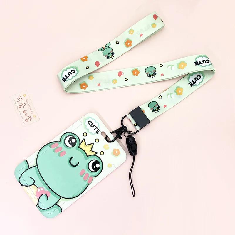 1 PCS Funny Cute Cartoon Card Cover ABS Plastic Document Protection Sleeve Campus Student Bus Card Card Holder