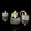 6pcs Romantic LED Candle  Lamp Waterproof Terrace Lamp Creative Solar Tea Lights  Halloween Festival