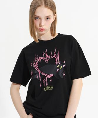 NEWKITSCH Circus Cat Short Sleeve (Black)