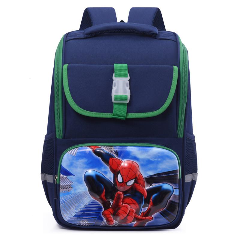 Spiderman Cartoon Kids Backpack Large Capacity Lightweight Nylon Bag Cute StyleF