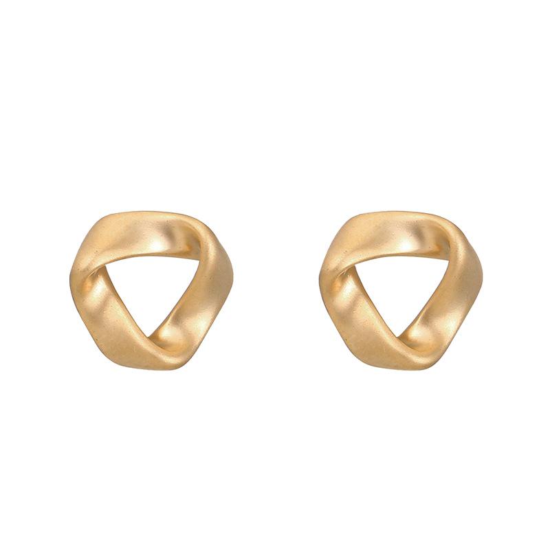 Minimalist Sterling Silver Mobius Earrings for Women - Elegant, High-End Feel 925 Sterling Silver