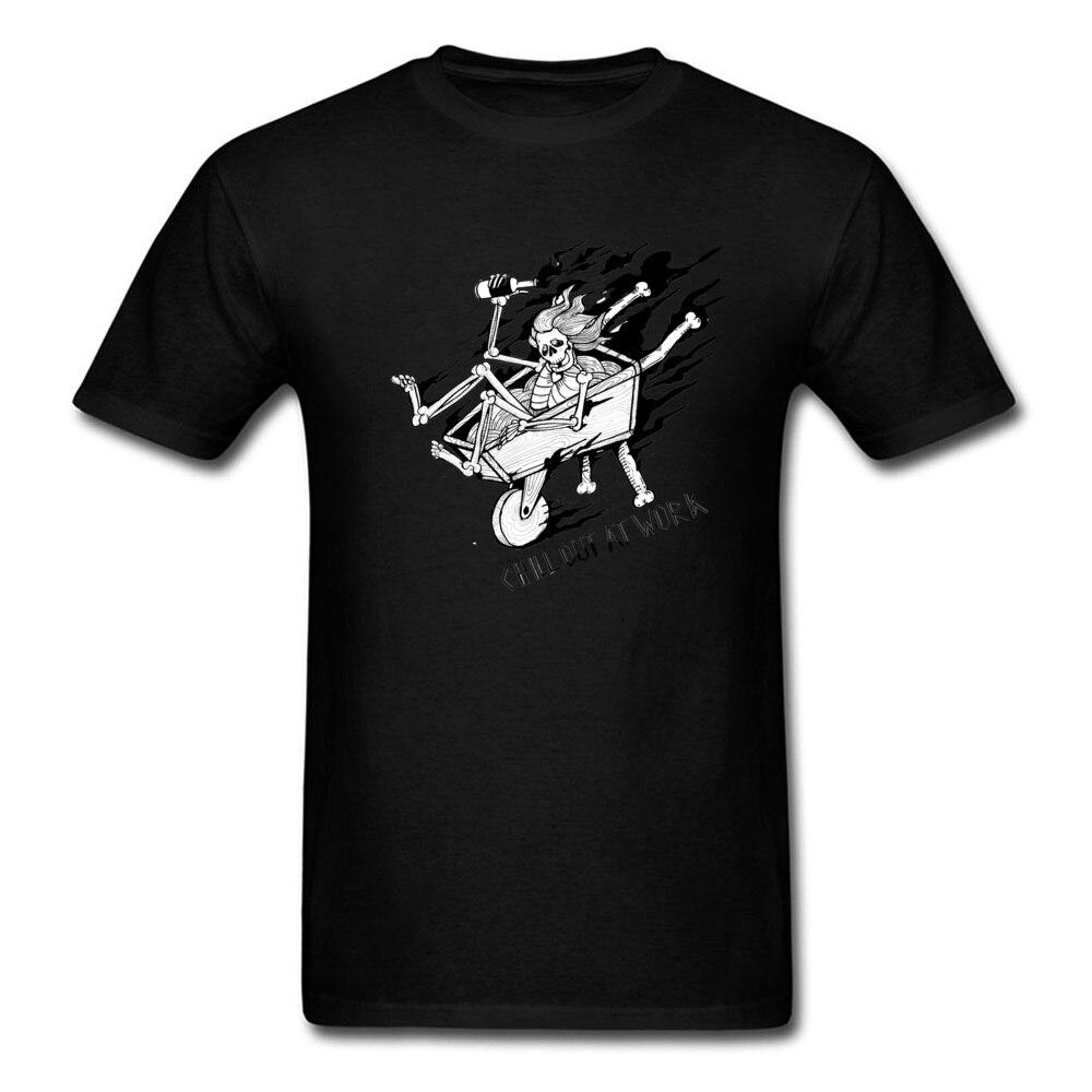 100% Cotton Men Chill Out At Work Top T 