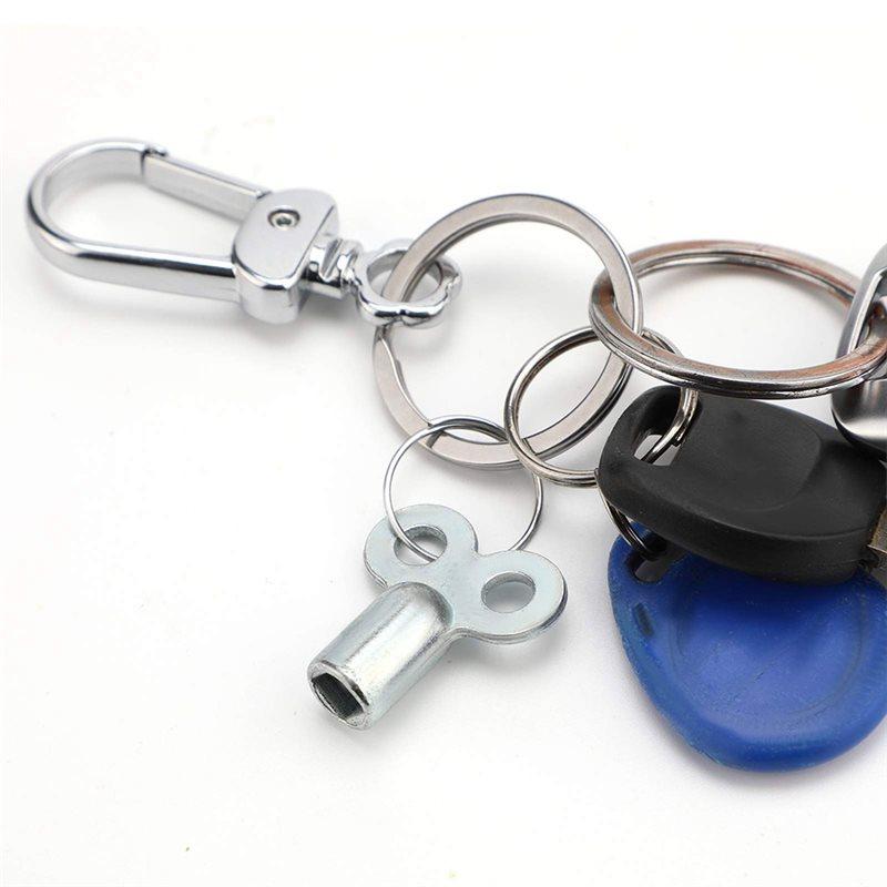 Feb.Radiator Accessories Vent Valve Radiator Exhaust Valve Key Switch Four Corners Deflation Valve Wrench Small Key 9Pcs