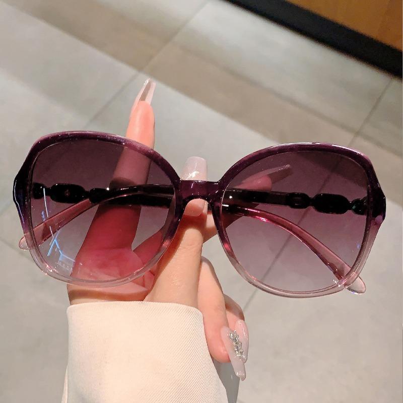 non-polarized Women Oversized Sunglasses New In Vintage Round Gradient Outdoor Shades Travelling Hiking Eyewear