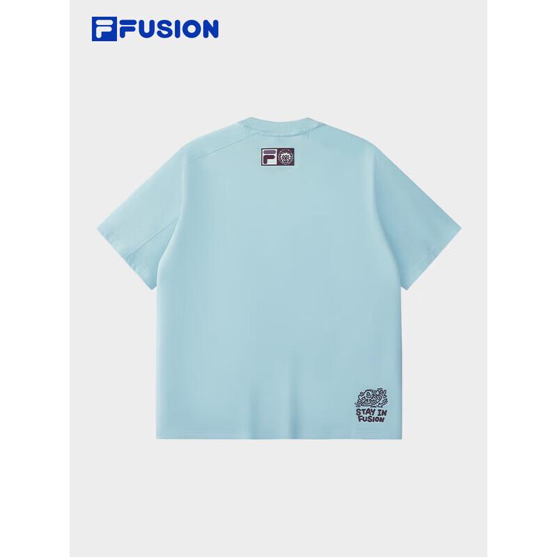 FILA FUSION Cooling Quick-Dry Couples Knit Short Sleeve T-Shirt