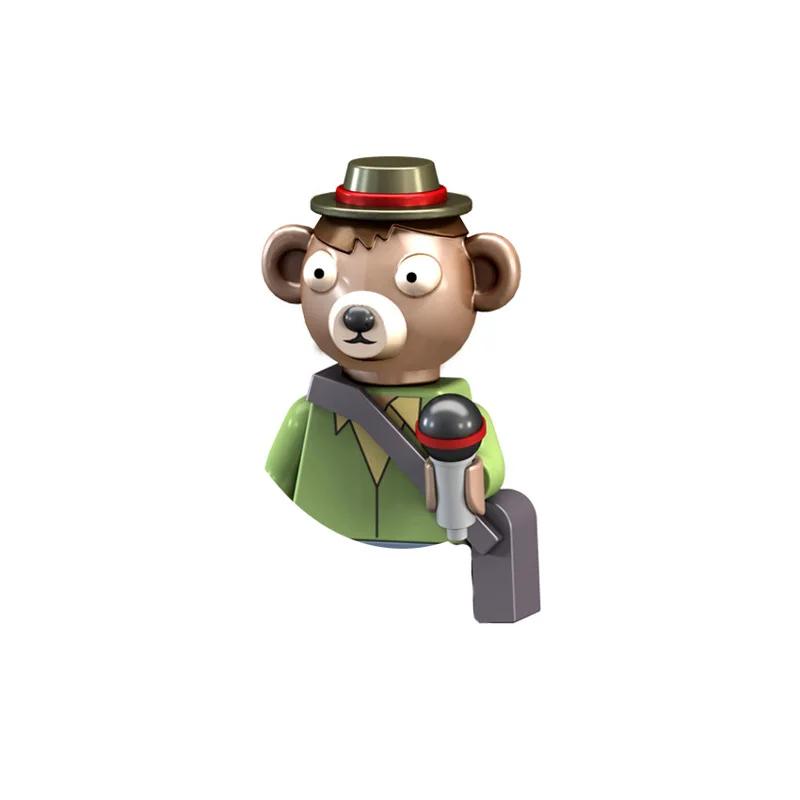 PG8141 Anime Cartoon Doll Building Blocks Kawaii Banana Man Shark Educational Toys Children's Home Gift Constructor Adventure