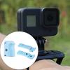 Magnetic Camera Mount Adapter with Dual Claw Lock Quick Release Vlog Handle Frame Adjustable Shutter Control Ergonomic Non-Slip Grip
