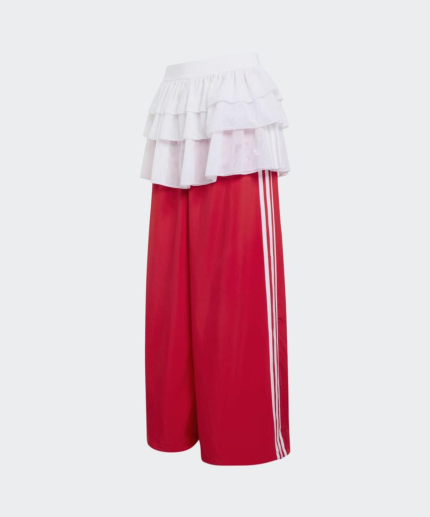 ADIDAS Lace Adilenium Firebird Track Pants - Red / Ks1430