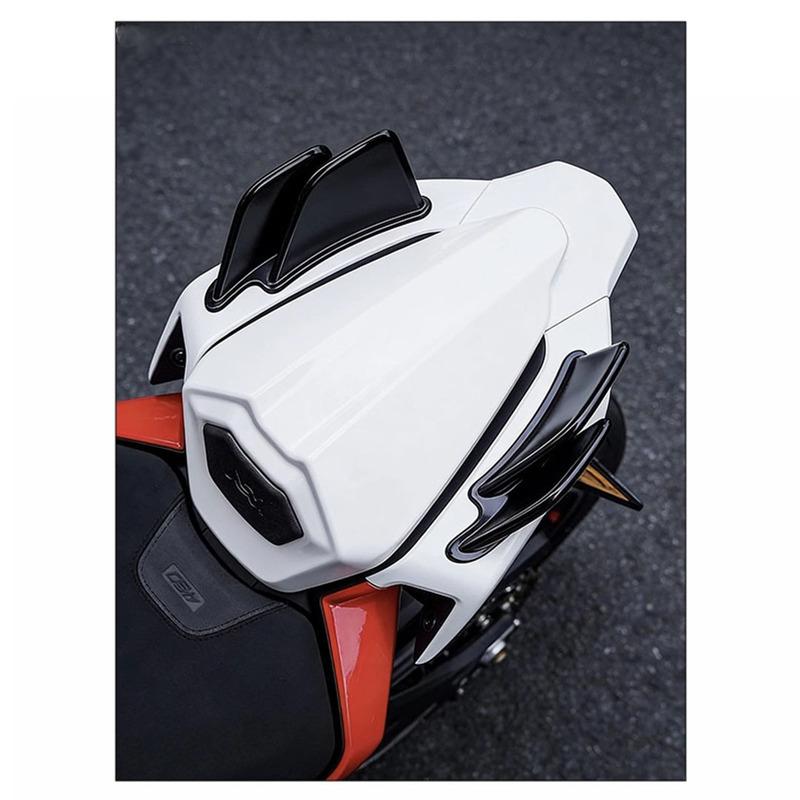Motorcycle Universal Aerodynamic Rear Cover Wind Wing Kit Fixed Winglet For Honda Yamaha Suzuki Kawasaki Bmw
