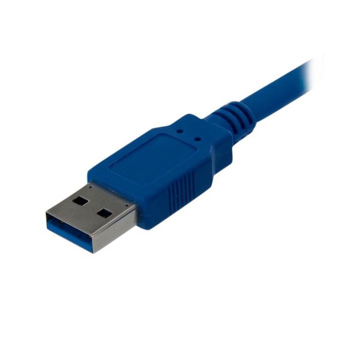 Câble USB 3.0 A Vers B - STARTECH - 1m - Bleu - Blindage - Connecteurs Nickel Plated