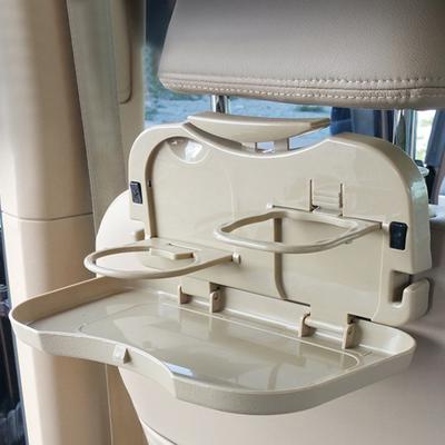 Folding Car Travel Storage Table Back Seat Food Drink Cup Tray Holder Stand Desk