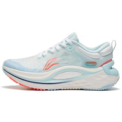 Li Ning Furious Rider 6.0 Leichte Abdeckung Niedriger Schaft Laufschuhe Damen Weiß Blau ARZS002-8
