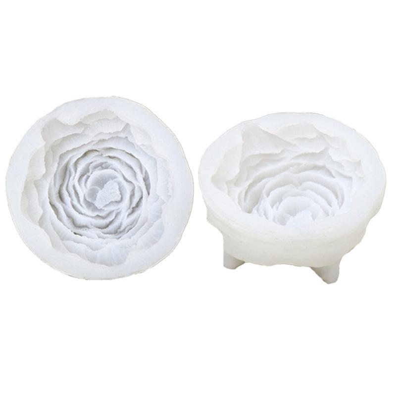 Stereo Peony Mold Resin Epoxy Crafts DIY Ornament Jewelry Candle Making Tool