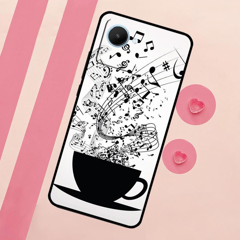 Musical Music Note For Realme 15 Pro 10 11 12 13 14 Pro Plus GT7 C67 C65 C63 C61 C55 C53 C51 C35 C71 C75 Case