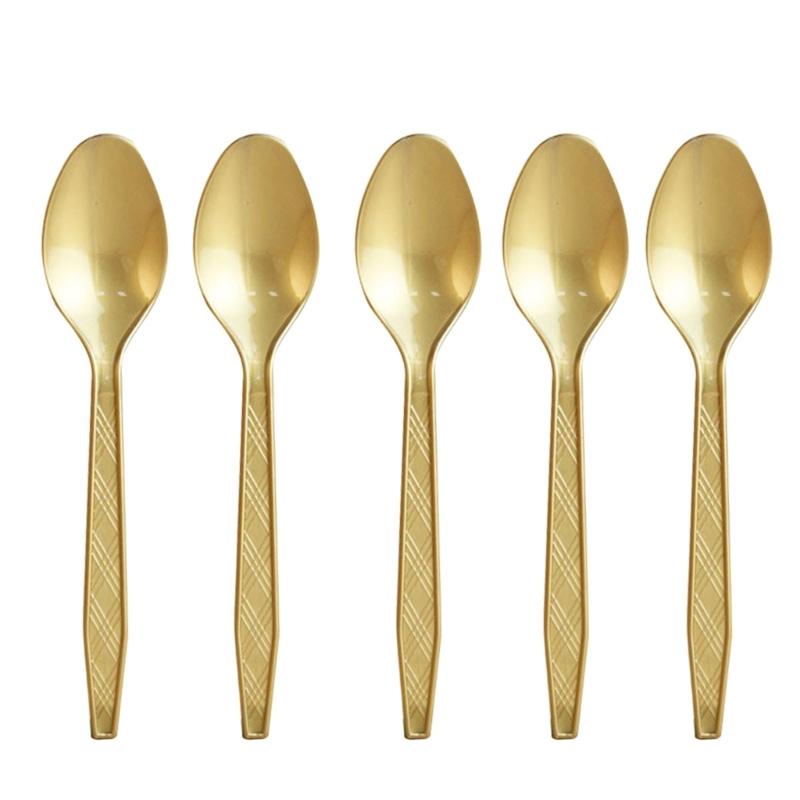 Disposable Party Supplies Black Gold Brilliants Theme Food Safe Ink Printing For Indoors Outdoor Gatherings