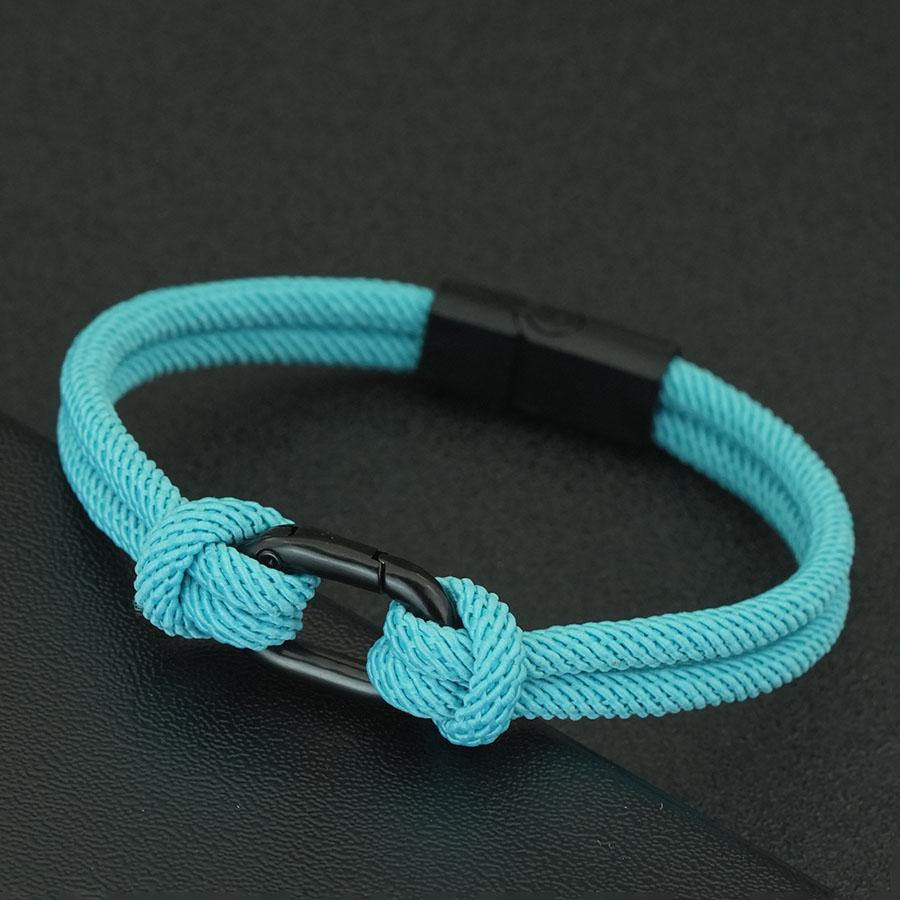 Noter New Unique Men Cord Bracelet Premium Selected 4mm Rope Detachable Magnetic Buckle 6 Color Options Versatile Accessories