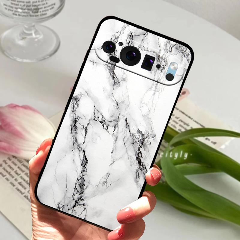 For Google Pixel 9 Pro Case Pixel9 Pro XL Cute Animal Soft Silicone TPU Phone Cover For Google Pixel 9 9a Bumper Fundas Luxury