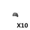 10PCS/LOT MOC Military Building Blocks Soldiers Figure Vest Helmet Belt Mask Earphone Bricks Army Accessories Toys J021
