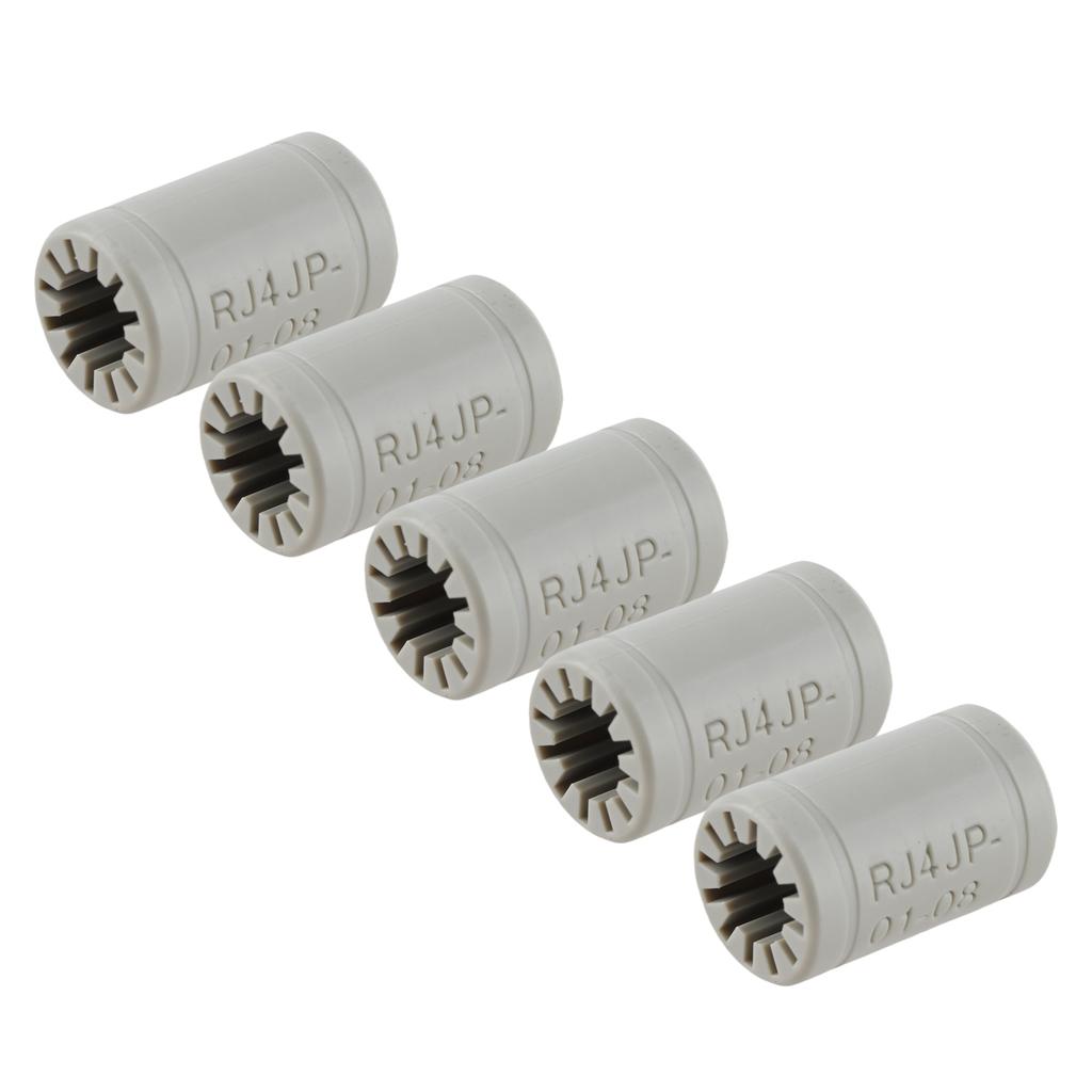 5 szt. Plastikowe łożysko drukarki 3D Szare Łożysko z litego polimeru RJ4JP-01-08 dla wału o średnicy 10-30 mm