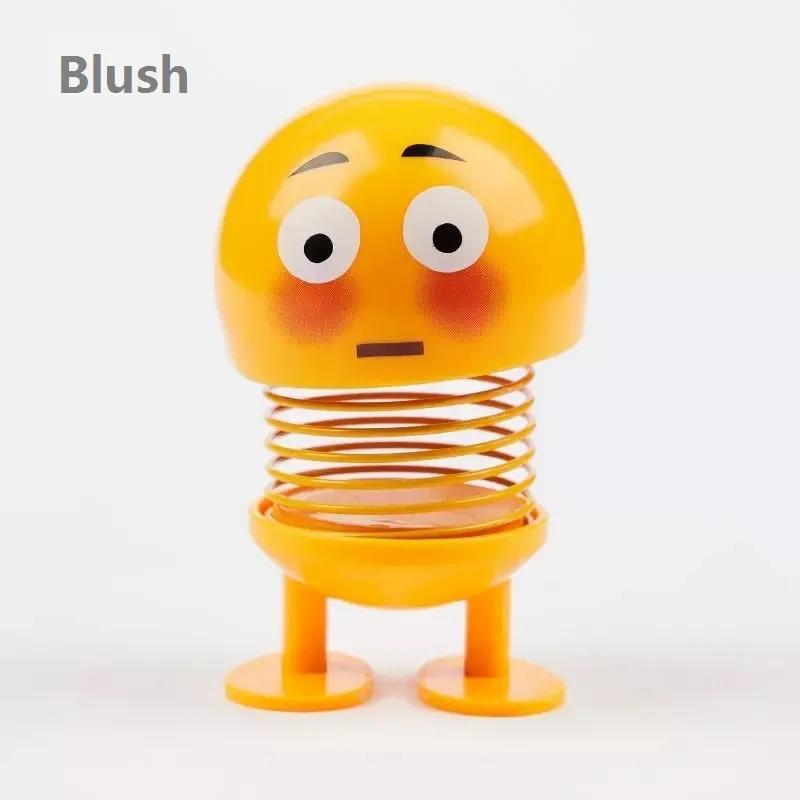 

Spring Bobblehead Doll Car Decoration Cute Toy Simulation Lovely Dashboard Ornament for Car Styling and Interior Decor румянец