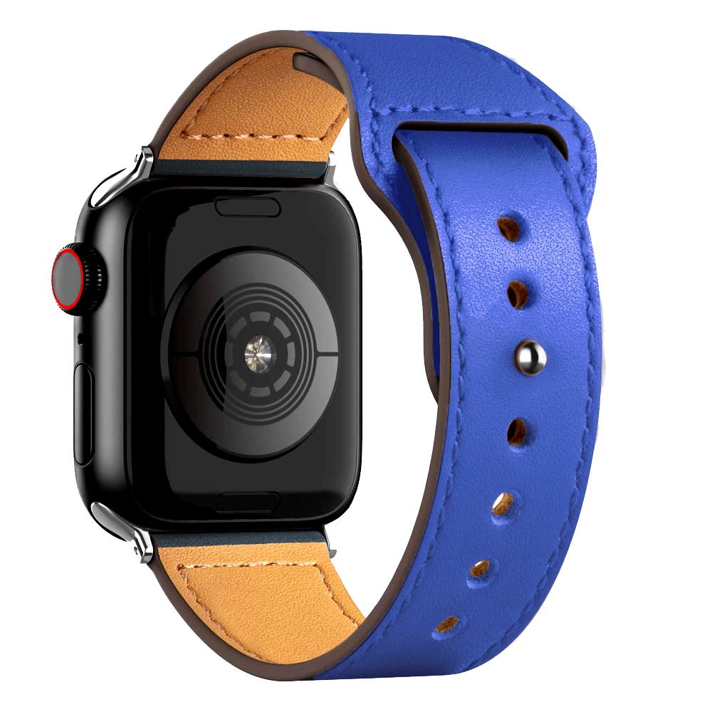 Leather Strap For Apple Watch Band 44mm 45mm 49mm 41mm 40mm 42mm 38mm Wristband Correa Bracelet iWatch Series 8 9 3 4 5 6 SE 7