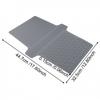 Kitchen Sink Protector Mat Silicone Divider for Double Sink Scratch Resistance