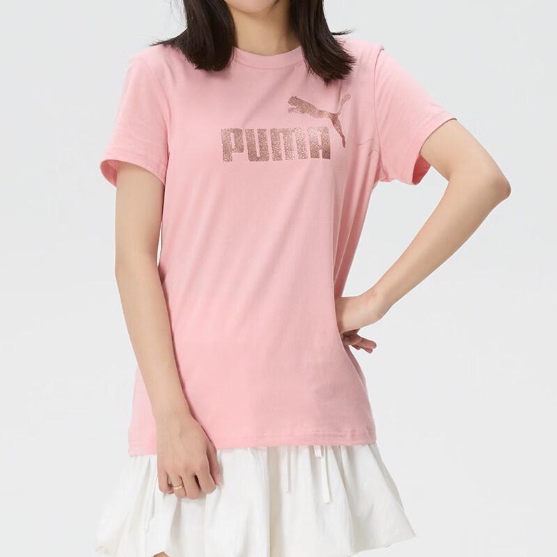 PUMA Women s Summer Lifestyle Short Sleeve T-shirt 694455-26 S розовый