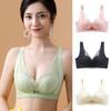 Women's Wire-Free Lace Push-Up Bra: Anti-Sagging, Side Support, Adjustable Fit, Minimizes Look of Large Breasts
