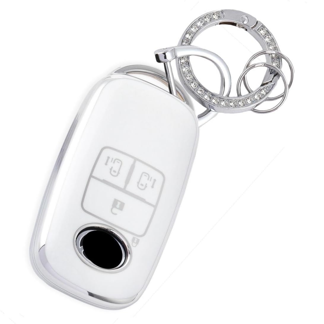 Key Case Compatible Toyota Rise Daihatsu Rocky New Tuft Key Compatible Toyota Daihatsu 4 белый