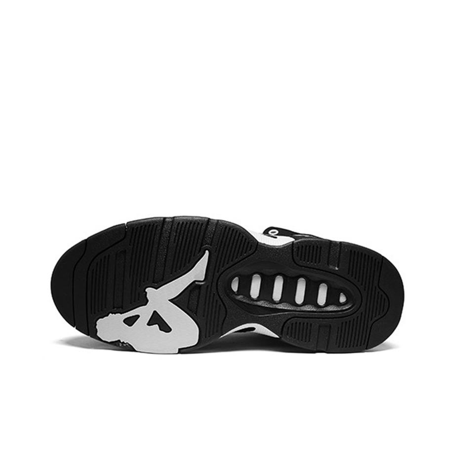 Kappa Fabric Synthetic Leather Trendy Versatile Shock Absorbing Non-Slip Wear-Resistant High-Top Retro Basketball Shoes Men Sneaker K0955CC76-990