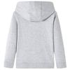 Hoodie for Children Grey and Orange Mix 92/104/116/128/140