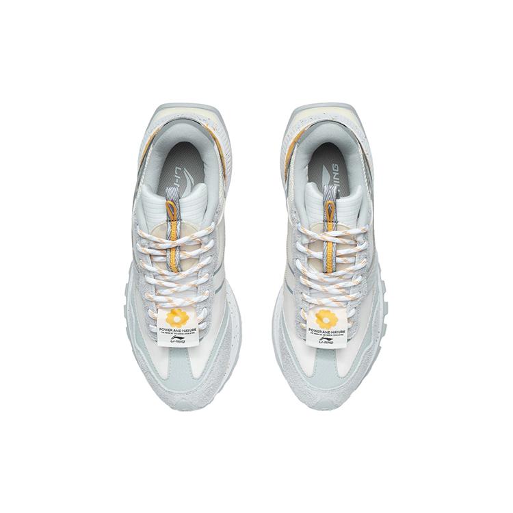 Li Ning Wu Xing Cushioning Slip Resistant Abrasion Resistant Coverage Support Lightweight Low top Running Shoes Women's AGCR446-2