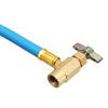 Blue R-1234yf Charging Hose with Manifold Gauge Couplers Kit for Car Air-conditioning A/C Refrigerant Pressure Charging Hose