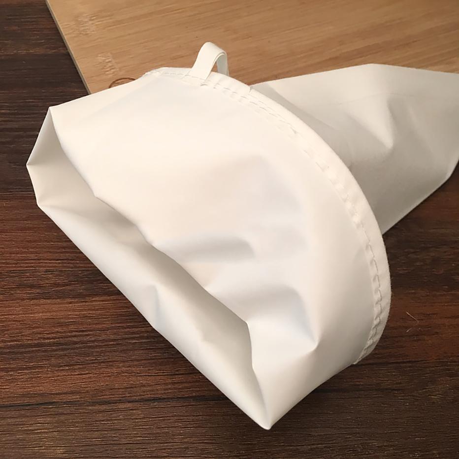 Cotton Pastry Piping Bags Reusable and Washable Cream Pastry Bag for Cupcake Cake Decoration with Stainless Steel Nozzles