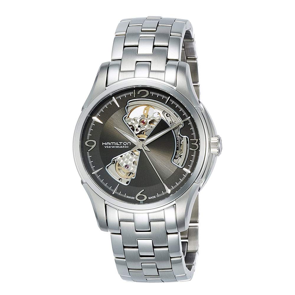 

Jazzmaster Open Heart Automatic 40mm Silver H32565185 Watch [Hamilton] Men s [Item]