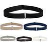 Women Fashion Adjust Slim Elastic Invisible Belt Simple Lazy Belt Fat Elastic Belt Seamless Jeans Belt