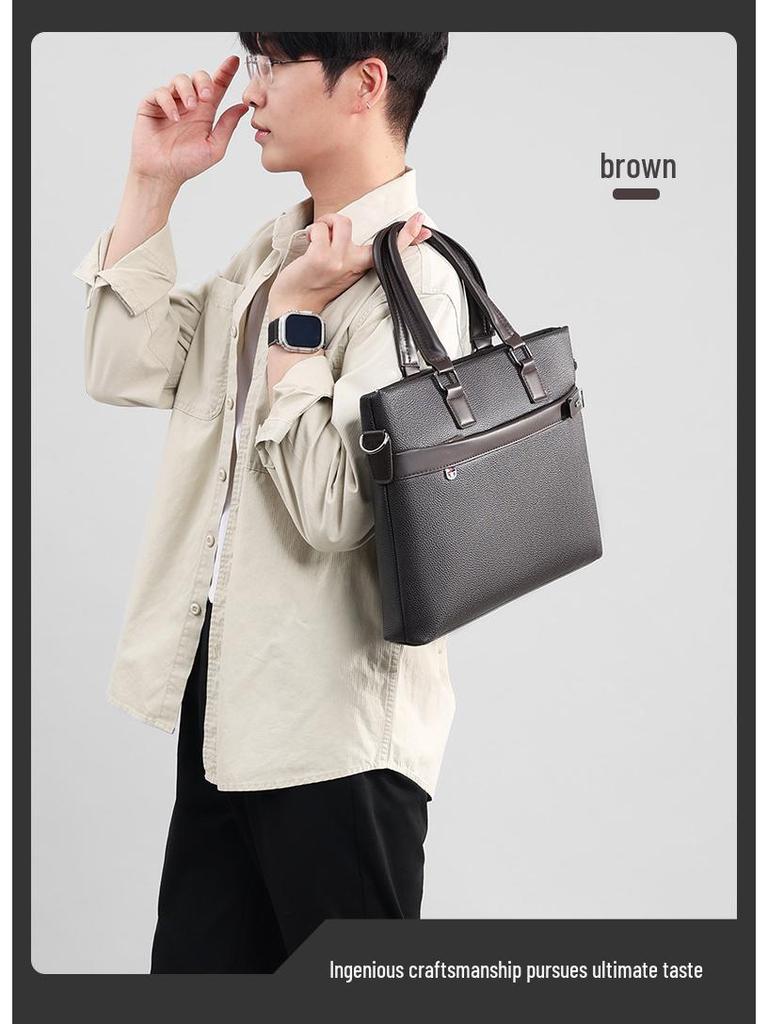 Men's Business Laptop Briefcase Shoulder Bag