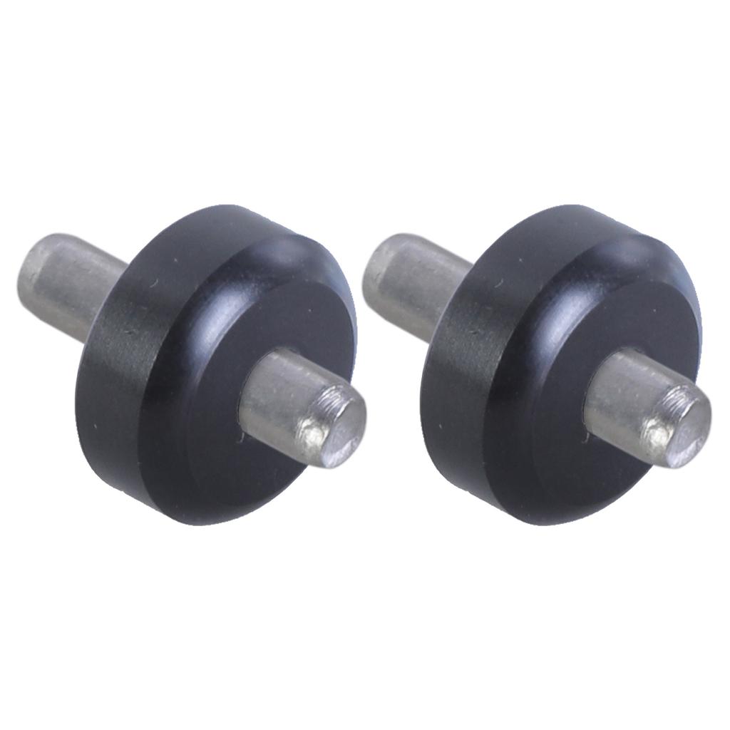 2 Pack Convenient Drive Wheel Set Replacement Caster Rolling Wheels Metal Texture Efficient Rollers for Floor Equipment