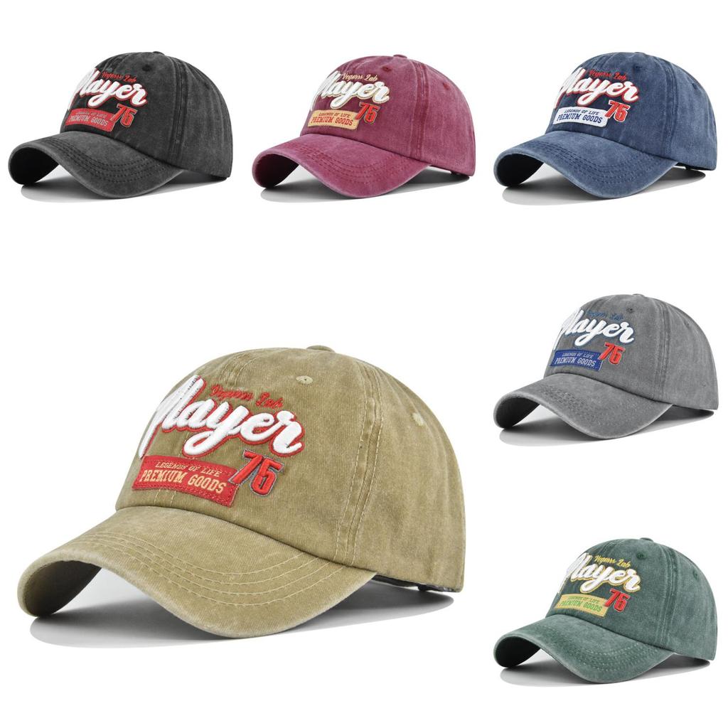 Cap Duck Stereoscopic Alphabet Player Embroidered Baseball Cap Vintage Visor Cap