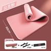 Men's Fitness Yoga Mat - Thick, Anti-slip, Shock-absorbing, Silent, Wide, and Soundproof for Home Exercise.