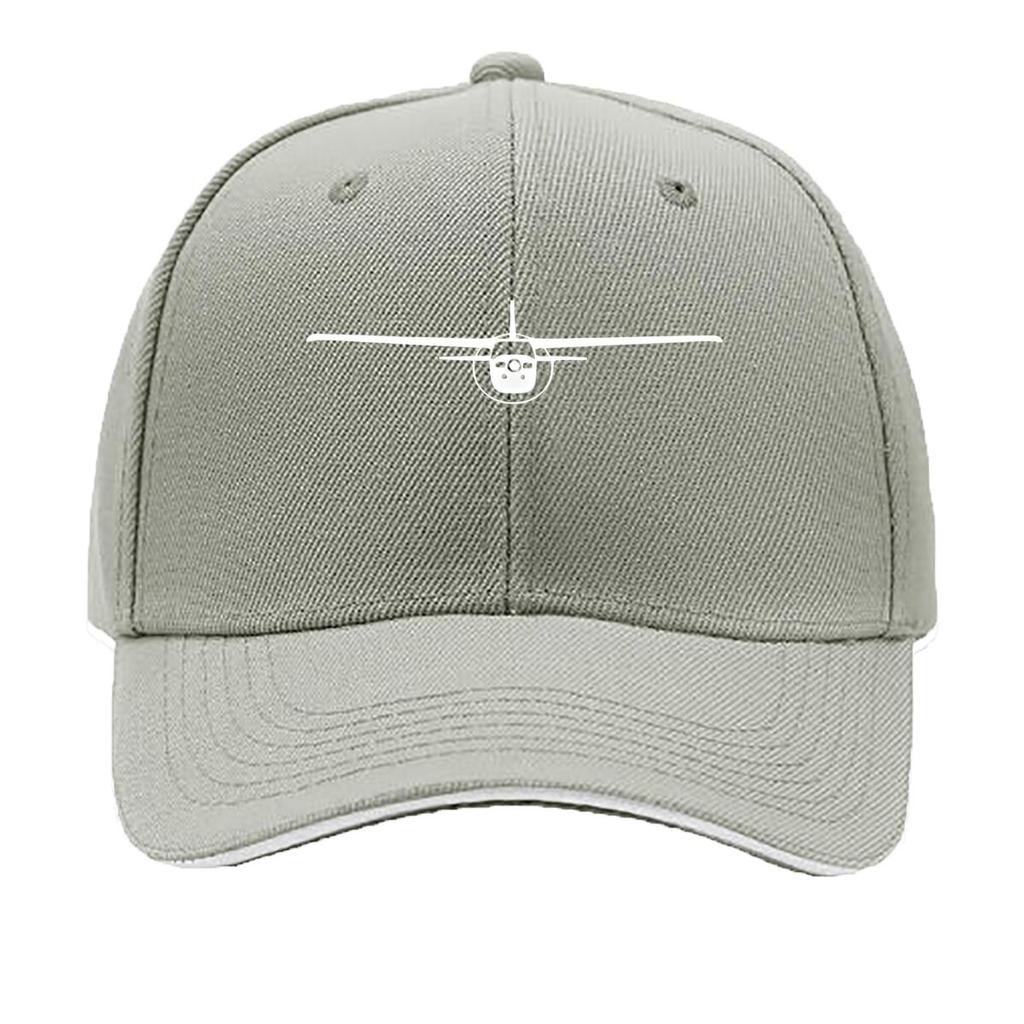 Plane Aviation  Inspired Line Art Hip Hop hat Fashion Outdoor Sports Sandwich Baseball Cap