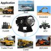 Motocykl Mini Driving Light Dual Colo do reflektora pomocniczego reflektora R ATV Scooter Moto Fog Light Akcesoria 12V
