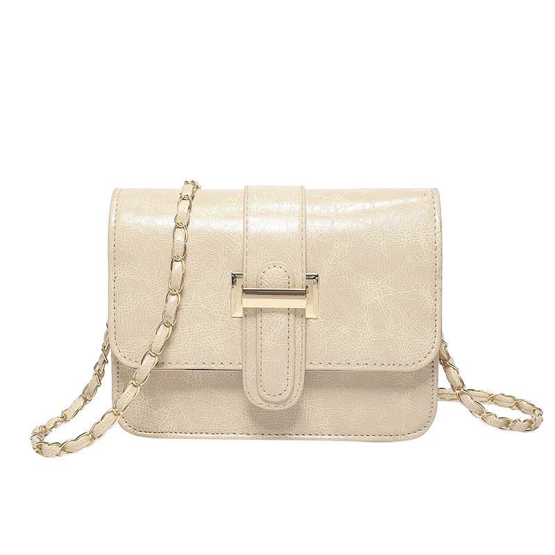 

Fashionable Gradient Color Purse For Women 2024 New Chic Street Style Chain Strap Bag белый