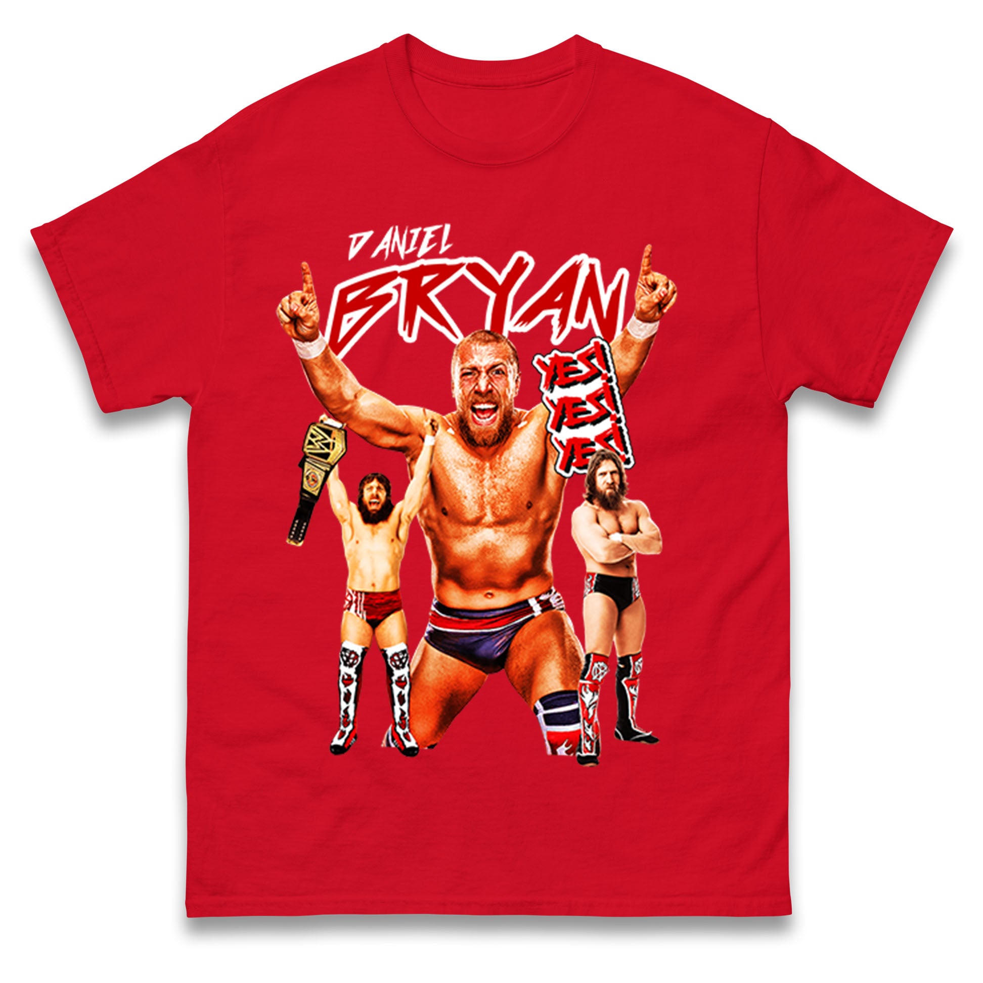 Daniel Bryan YES! YES! YES! Mens T Shirt Womens Tops Tees 4XL