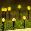 10/20/30 LED Solar Lawn Lights Ultra Bright Waterproof Bubble Ball Lights Shatterproof Globe Lights Landscape Lighting