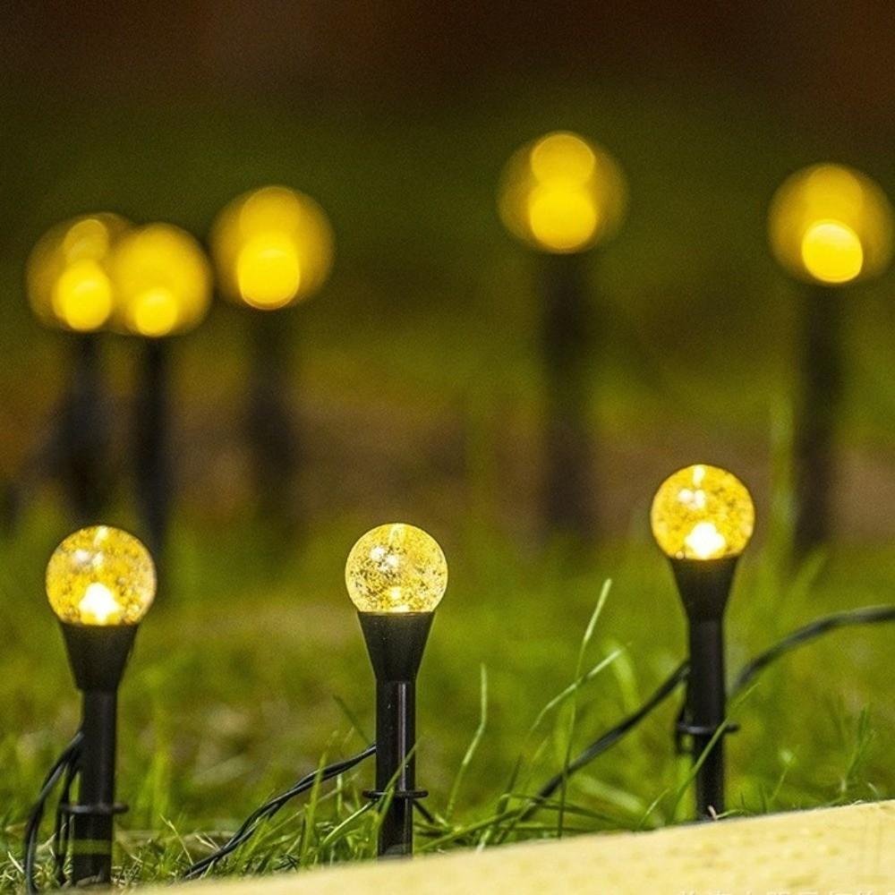 10/20/30 LED Solar Lawn Lights Ultra Bright Waterproof Bubble Ball Lights Shatterproof Globe Lights Landscape Lighting