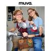 MUVA British Vintage Style Leather Handbag