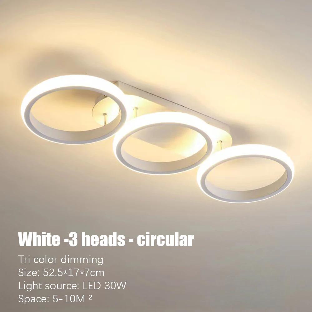 Nordic LED Ceiling Lamp Chandelier for Living Room Corridor 20W 30W Square Round LED Ceiling Light for Kitchen Home Lighting