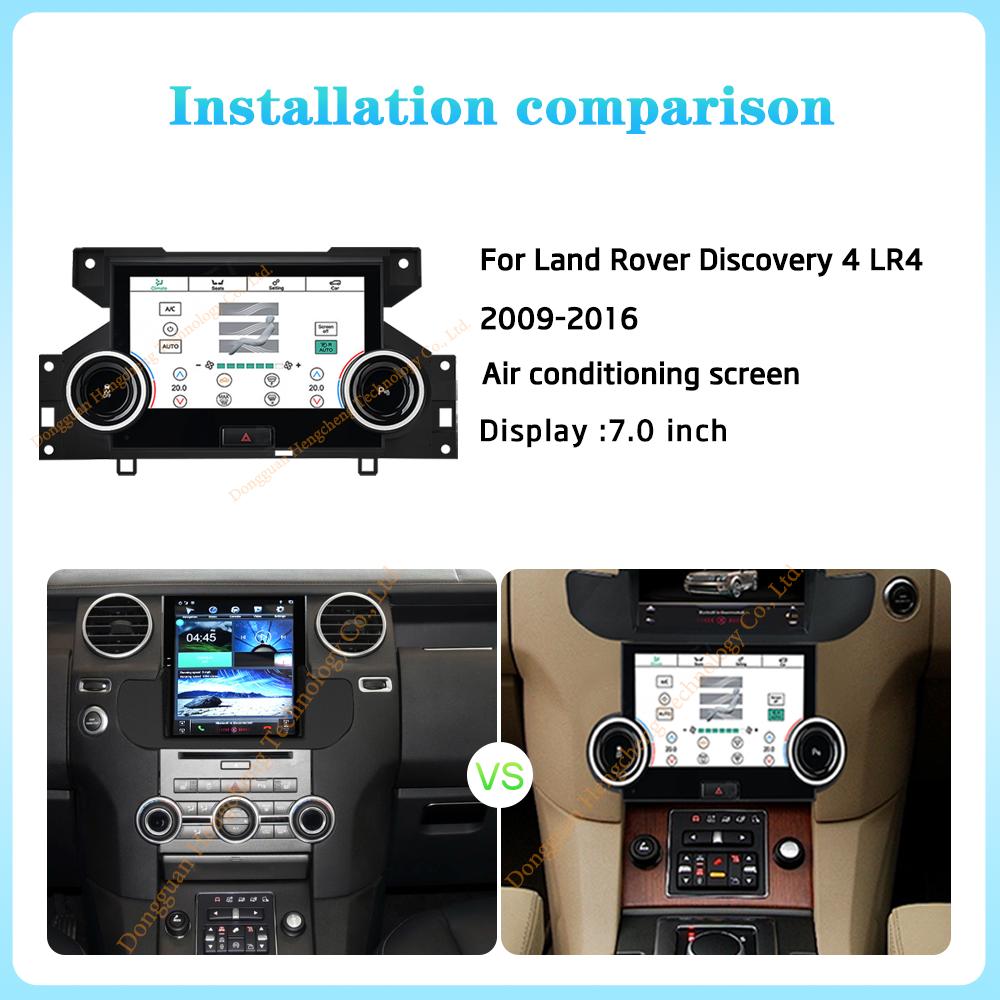 7Inch For Land Rover Discovery 4 LR4 2009-2016 Car AC Air Conditioning Panel Climate Control IPS HD Touch LCD Screen Android 11